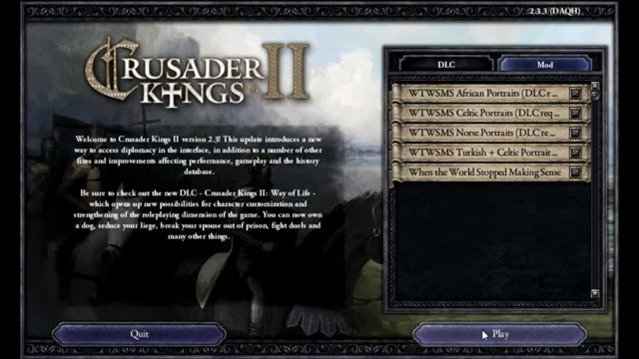 crusader kings 2 steam workshop mods not downloading